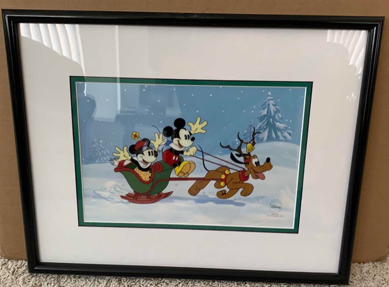 Photo 1 of $225 WALT DISNEY SLEIGH RIDE LIMITED EDITION 2500 19” X 15”