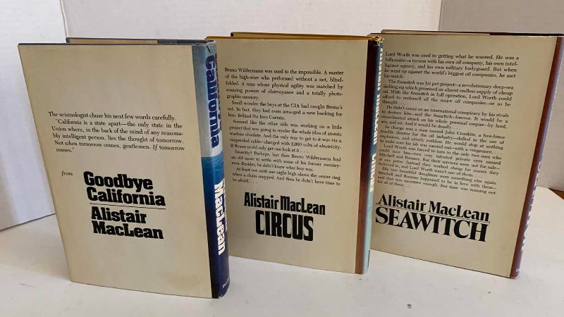 Photo 1 of THREE ALISTAIR MCLEAN NOVELS