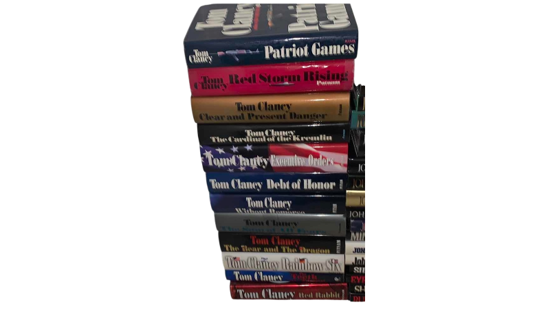 Photo 1 of ASSORTED HARDCOVER, TOM CLANCY BOOKS