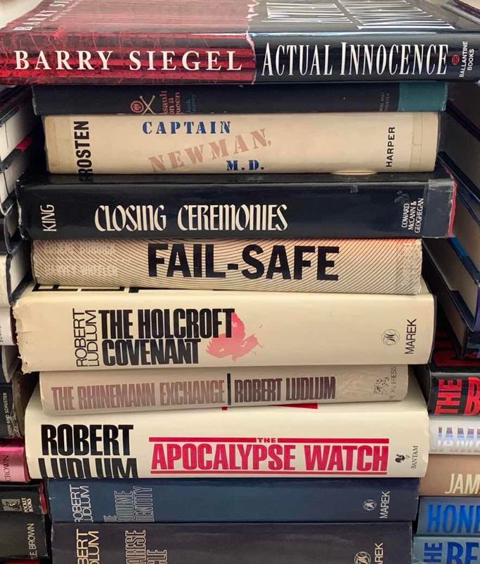 Photo 1 of ASSORTED HARDCOVER BOOKS, ROBERT LUDLUM