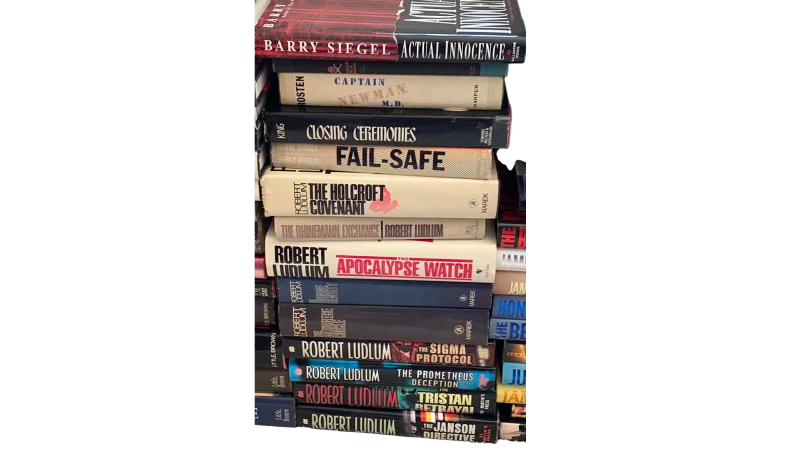 Photo 1 of ASSORTED HARDCOVER BOOKS, ROBERT LUDLUM
