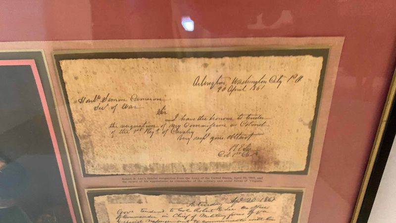 Photo 1 of ROBERT E. LEE LETTERS 19” X 13”