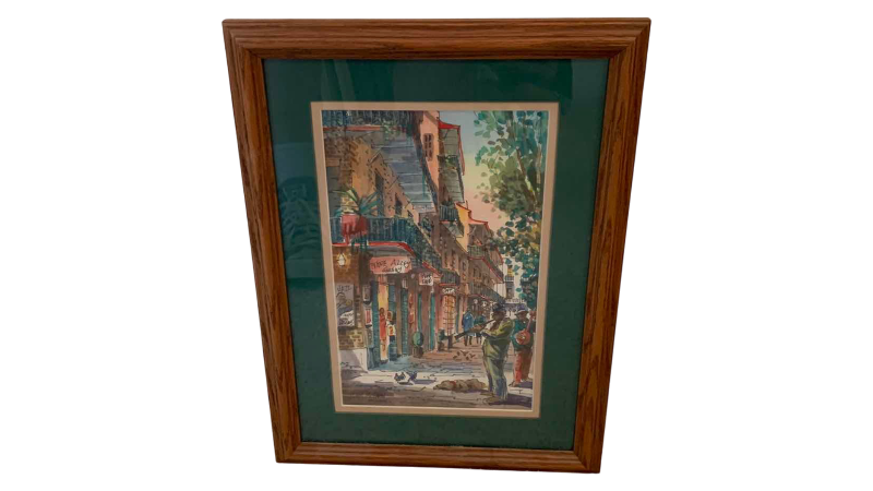 Photo 1 of “PIRATES ALLEY” BY JOHN MCCANN 12” X 16”