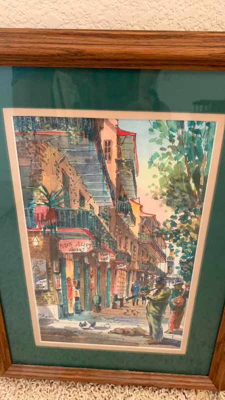 Photo 1 of “PIRATES ALLEY” BY JOHN MCCANN 12” X 16”