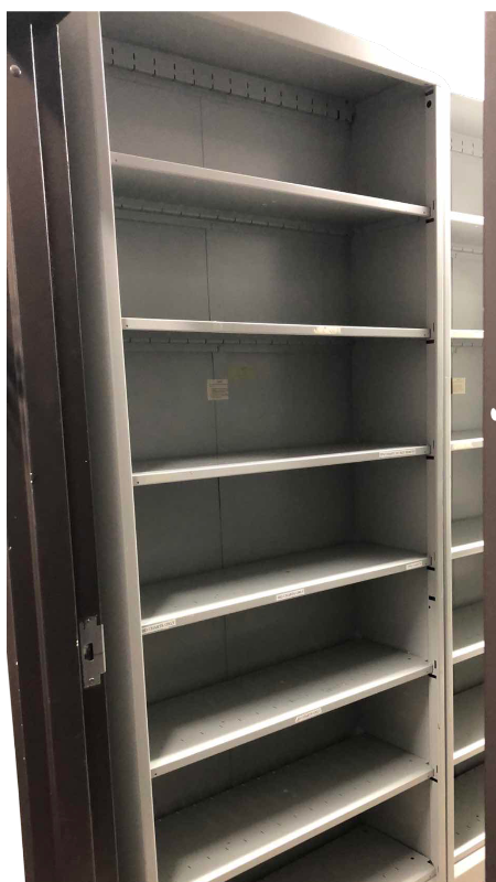View 1 of METAL SEVEN SHELF STORAGE UNIT 36” X 18” H 87”
