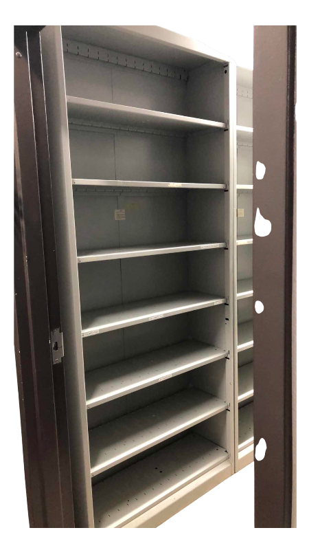 View 1 of METAL SEVEN SHELF STORAGE UNIT 36” X 18” H 87”