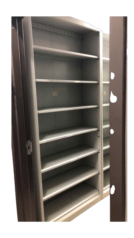 View 1 of METAL SEVEN SHELF STORAGE UNIT 36” X 18” H 87”