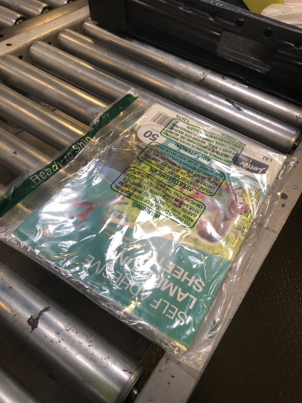 Photo 1 of Self Adhesive Laminating Clear Sheets, 4mil, Pack of 50, Letter Size (8.5 x 11 Inches) No Heat, No Machine, Laminate Sheets Self Sealing, Contact Plastic Paper by HASHI