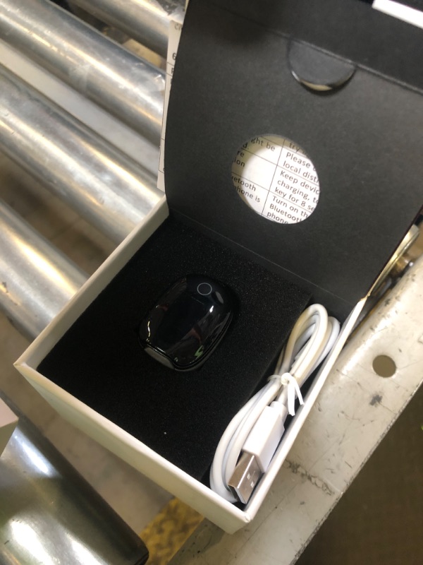 Photo 1 of Wellue O2Ring-S Oxygen Monitor with Vibration Reminder, Bluetooth Pulse Oximeter Tracks SPO2 and Pulse Rate, 24 hrs Battery Life, 4*10 Hours Built-in Memory, Rechargeable Pulse Ox with Free PC & APP