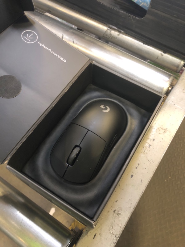 Photo 1 of Logitech G PRO 2 Lightspeed Wireless Gaming Mouse, Right- or Left-Handed Mouse with up to 4 Customizable and Switchable Magnetic Side Buttons, 44K DPI Sensor, USB-C Charging, for PC/Mac - Black