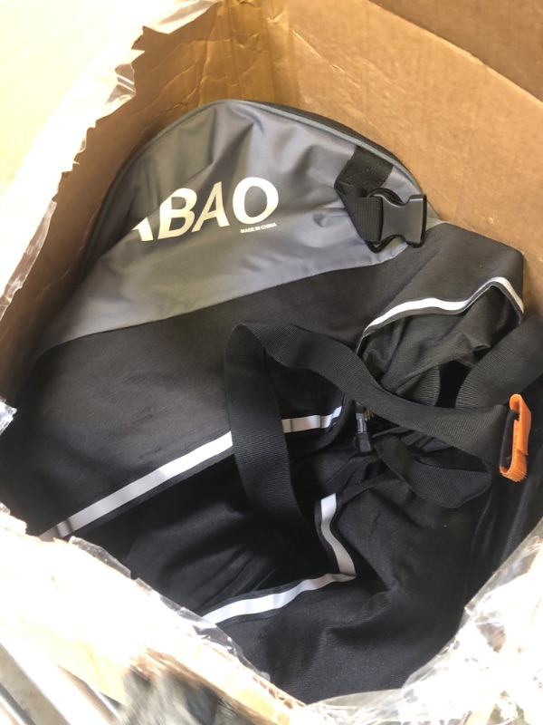Photo 1 of MIDABAO 20 Cubic Waterproof Duty Car Roof Top Carrier-Car Cargo Roof Bag Car Roof Top Carrier - Waterproof & Coated Zippers- includes Anti-Slip Mat- for Cars with or without Racks (20 Cubic Feet)

