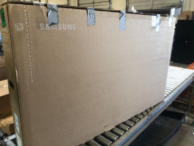 Photo 1 of SAMSUNG 55-Inch Class QLED 4K LS03D The Frame Series Quantum HDR Smart TV w/Dolby Atmos, Art Mode, Anti-Reflection, Customizable Frame, Slim Fit Wall Mount with Alexa Built-in (QN55LS03D, 2024 Model)
