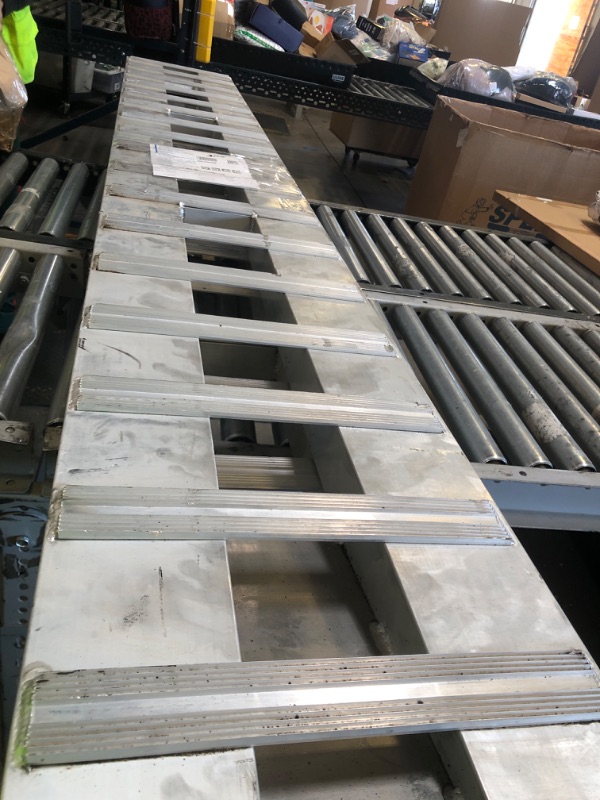 Photo 1 of VEVOR 108" x 15" Aluminum Ramps, 10000 LBS Capacity Loading Ramps for Motorcycle, Dirt Bike, Trailer, ATV, UTV, Garden Tractor and Lawn Mower, 2PCS