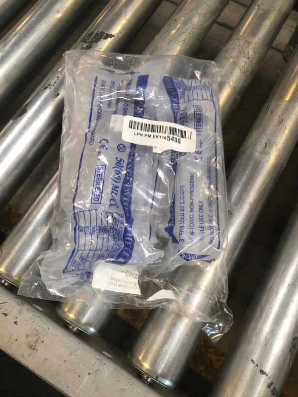 Photo 1 of 4 Pack 60mL Large Syringe for Liquid with Tip Cap, Plastic Liquid Syringes Individually Sterile Sealed