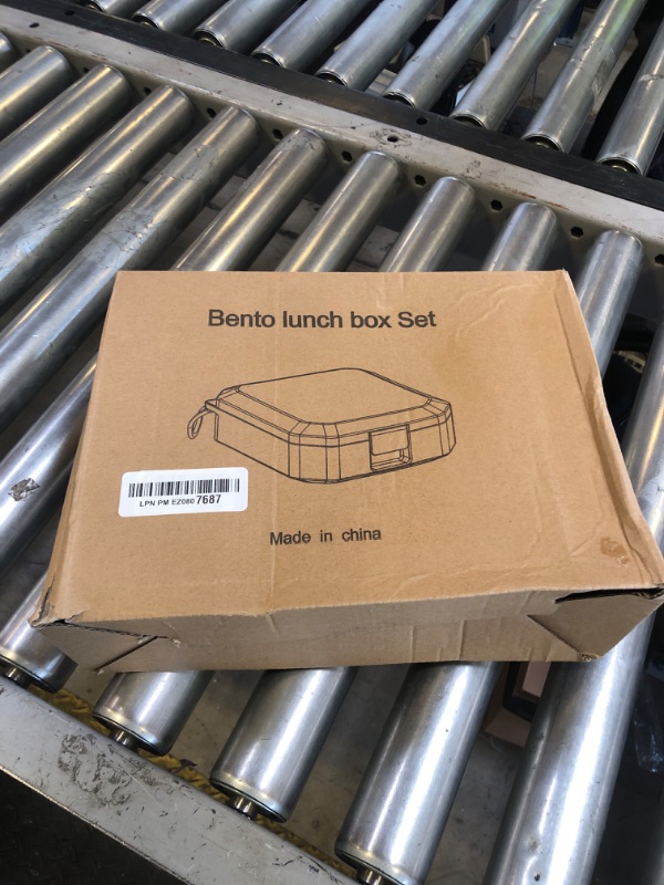 Photo 1 of wiwens Bento Lunch Box for Kids with 12oz Soup Thermo Leak-Proof Lunch Food Container with 5 Compartment Thermo Hot Food Jar and Insulated Lunch Bag for Kid Toddler Girls Boys to School