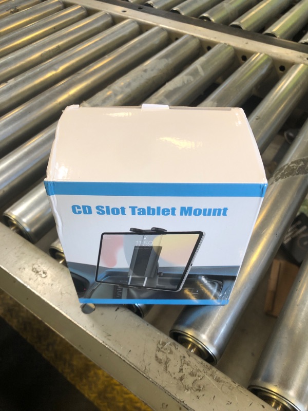 Photo 1 of Dosvsi Car Tablet Holder CD Slot, Adjustable Arm CD Player Tablet Mount, 360° Rotation Vehicle CD Insert Clamp for iPad Pro 13 12.9 Mini Air, Galaxy Tab/Z Fold/Z Flip, iPhone, More 4-13" Devices