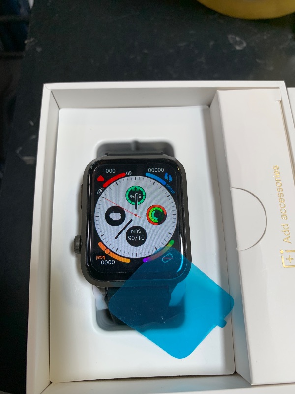 Photo 1 of Wrist Blood Pressure Smart Watch, 1.92" lPS Health Fitness Tracker, Air Bag Pump Cuff ,Heart Rate Blood Oxygen Sleep Monitor, Data Sharing Pedometer, Activity Tracker for Android iOS Men and Women