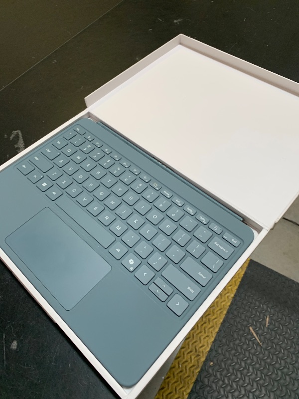 Photo 1 of Microsoft Surface Pro Keyboard for Surface Pro 12" Device, Keyboard Only, Alcantara Material, Ocean