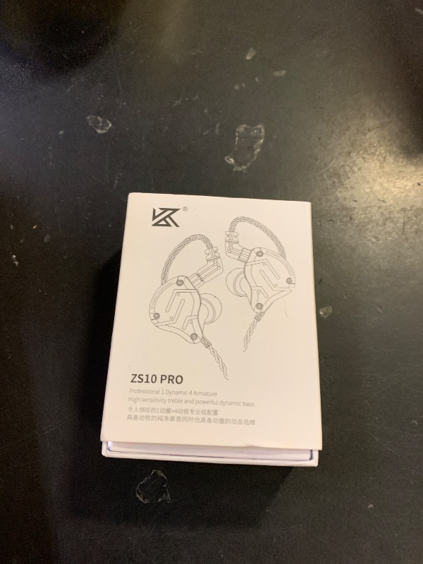 Photo 1 of Linsoul KZ ZS10 Pro, 4BA+1DD 5 Driver in Ear Monitor, HiFi Wired Earbuds, Gaming Earbuds, Hybrid IEM Earphones with Stainless Steel Faceplate, Detachable Cable for Musician(with Mic, Glare Yellow)