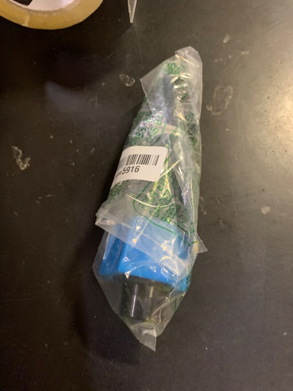 Photo 1 of Watts AMA1 ANKA Series High Pressure Poly-Pipe Male NPT Adapter, 1" x 1" Black Fitting w/Blue Tapered Nut Seal, High Grade Glass Fiber Reinforced Nylon, Agriculture & Irrigation