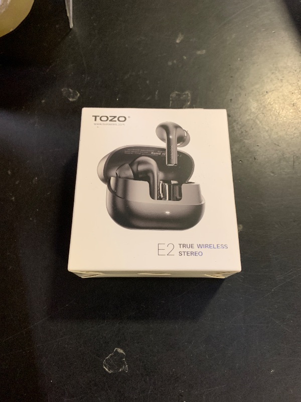 Photo 1 of TOZO E2 Wireless Earbuds with 2 Mics AI Call Noise Cancellation, 10mm Drivers with Powerful Bass, App Customize 32 EQs, 30H Playtime, Bluetooth 5.3 Ear Buds, Comfort Fit in-Ear Headphones