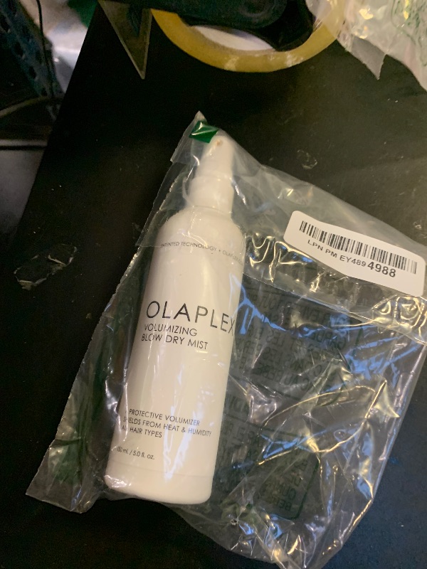 Photo 1 of Olaplex Volumizing Blow Dry Mist, Hair Heat Protection, Repairs & Protects Hair for Healthier-Looking Blowouts, Speeds Up Blow Dry Time, Creates Touchably Soft, Shiny Hair, For All Hair Types, 5 fl oz