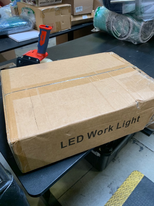 Photo 1 of Zetunlo 21000Lumen LED Work Lights with Stand - 3 Head Portable Work Light with 16FT Cord - IP66 Waterproof Tripod Worklights for Outdoor Indoor Job Site Workshop Garage Construction Site Lighting