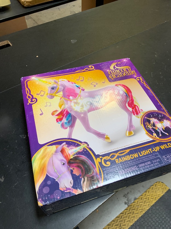 Photo 1 of Unicorn Academy, Interactive Rainbow Light-up Wildstar with Lights, Sounds & Music, Dolls & Unicorn Toys for Girls Ages 4 and up