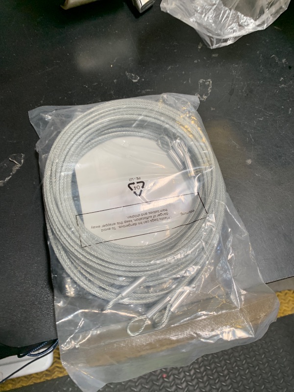 Photo 1 of ShadeMart 12 Feet Stainless Steel Wire Cable Rope Cable 4 PCS Set Heavy Duty for Rectangle Or Square Sun Shade Sail Cannopy Installation (Cables Only) Special Designed Commerical Grade