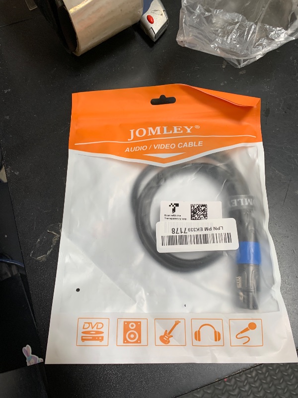 Photo 1 of JOMLEY XLR to 3.5mm Cable 3.3ft, Unbalanced Female XLR to 1/8 inch Mini Stereo Jack Aux Microphone Cable Mic Cord for Cell Phone, Laptop, Speaker, Mixer