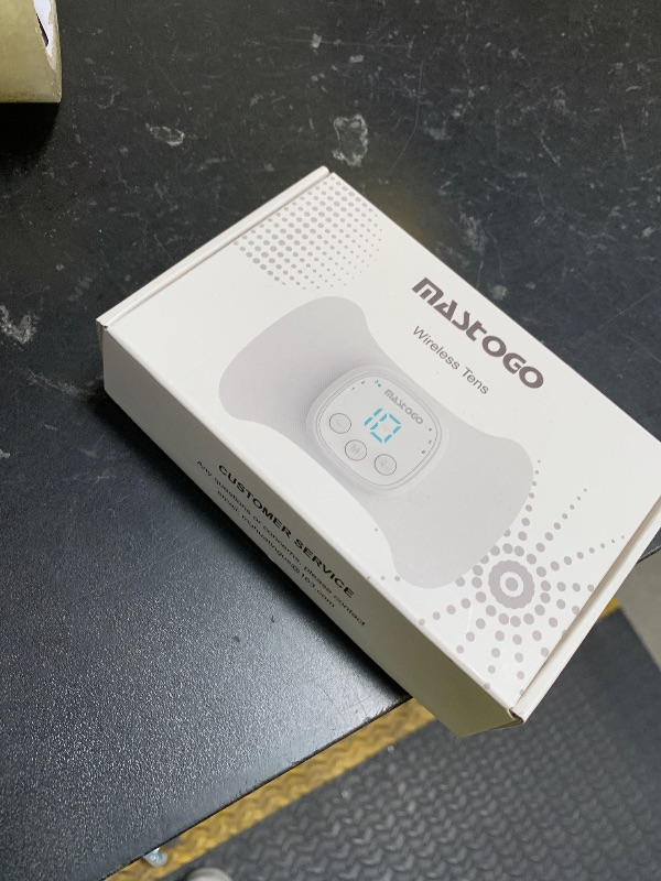 Photo 1 of MASTOGO Wireless TENS Unit - 6 Mode 19 Intensity with Screen Display Portable TENS Device - TENS Unit Muscle Stimulator for Back, Sciatica, Shoulder Pain Relief