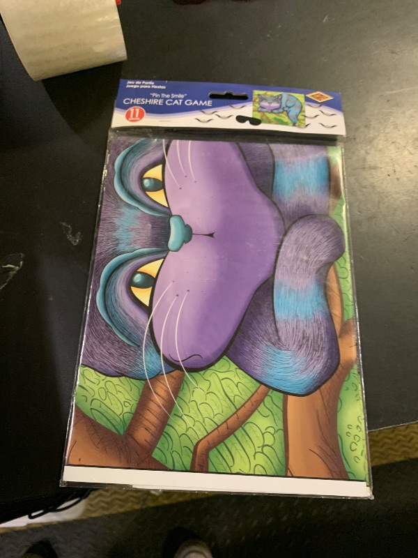 Photo 1 of Beistle Pin The Smile On The Cheshire Cat Game
