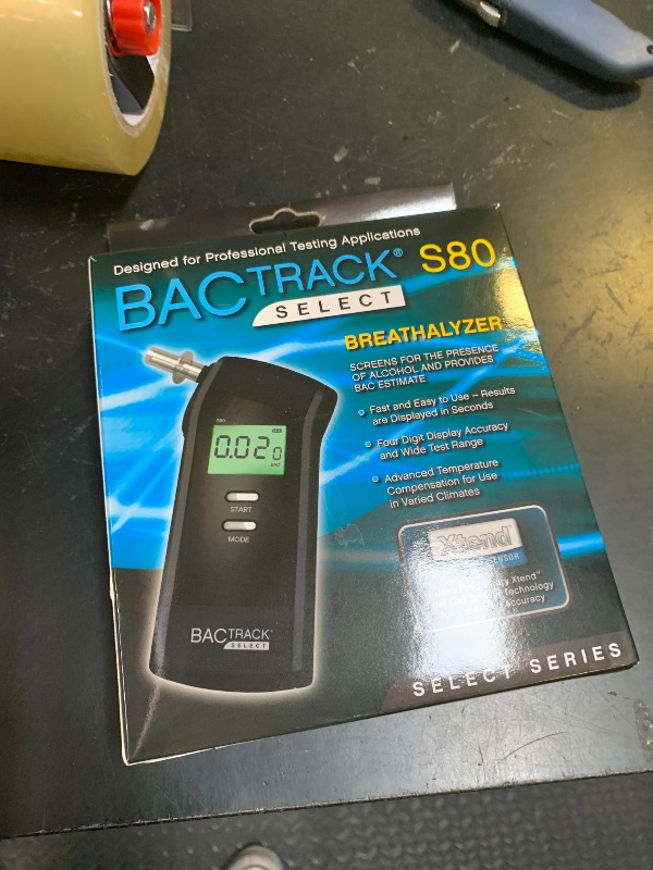 Photo 1 of BACtrack S80 Breathalyzer | Professional-Grade Accuracy | DOT & NHTSA Approved | FDA 510(k) Cleared | Portable Breath Alcohol Tester for Personal & Professional Use