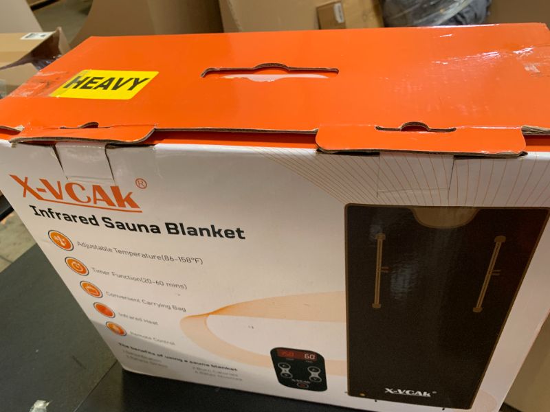 Photo 1 of X-Vcak Sauna Blanket, Sauna, Portable Sauna for Home, 86-158?, 20-60 Minutes Timer, 6 ft x 2.62 ft