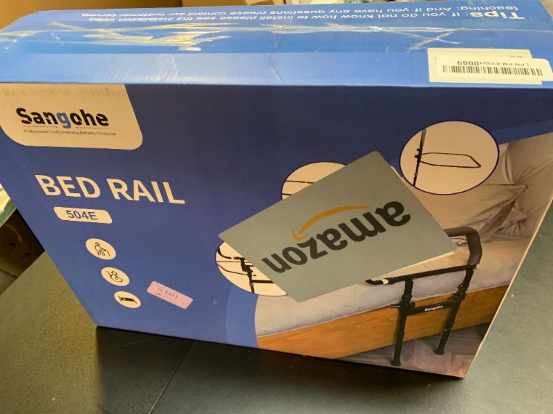 Photo 1 of Sangohe Heavy Duty Bed Rail for Senior & Elderly and People Falling Out of Bed - Foldable Bed Assist Handle - 504E