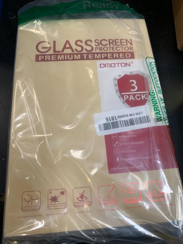 Photo 1 of OMOTON [3 Pack] Screen Protector for iPad Mini 6/7 (6th/7th Generation, 8.3 Inch) - Tempered Glass for iPad Mini 6th Generation 2021/iPad Mini 7th Generation 2024, Case Friendly/High Definition/Apple Pencil Compatible