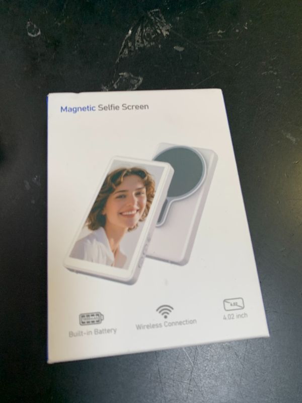 Photo 1 of Phone Vlog Selfie Monitor Screen,Magnetic Clip Mobile Phone Wireless Screen Casting Using Back Camera Monitor,Low Latency,Easy Connect,Selfie Vlog Live Stream for TikTok,YouTube,iPhone & Android