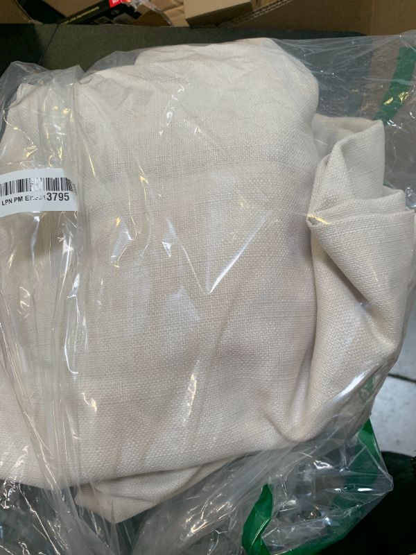 Photo 1 of HPD Half Price Drapes Italian Faux Linen Curtains 96 Inches Long Room Darkening Curtains for Bedroom and Living Room 50 X 96, (1 Panel), Parchment Cream