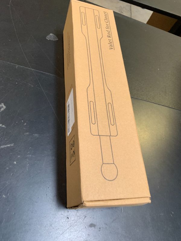 Photo 1 of LOMILD Pull-out Valet Rod for Closet 2 Pack, Gold