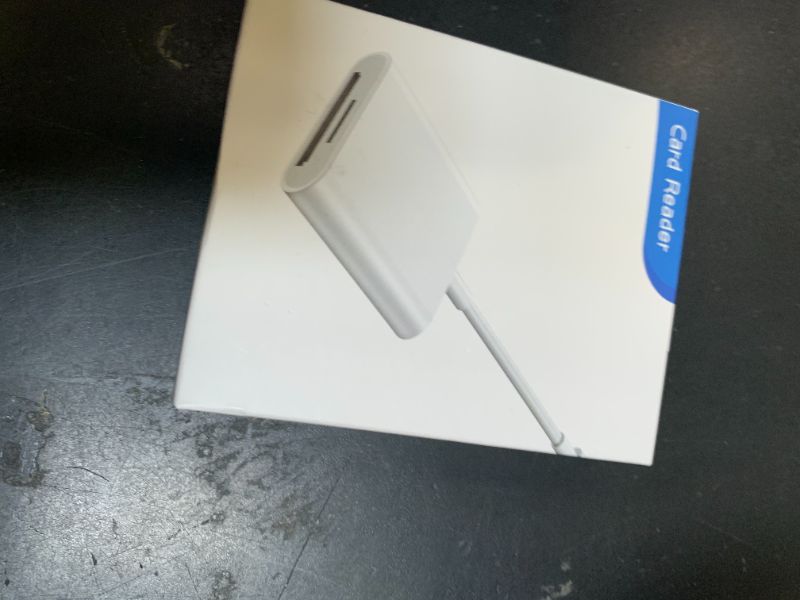 Photo 1 of SD Card Reader for iPhone iPad Camera,Dual Card Slot Memory Card Reader Supports SD and TF Card Trail Camera Viewer Sd Card Adapter Portable Micro Sd Card Reader No Application Required Plug and Play