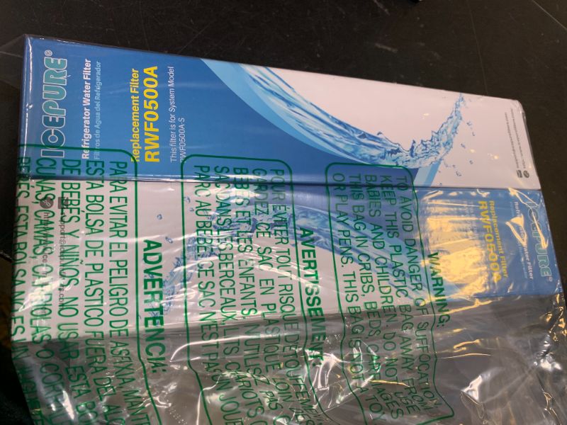 Photo 1 of ICEPURE 4396508 Refrigerator Water Filter Replacement for EveryDrop Filter 5, EDR5RXD1, Whirlpool 4392857, NL300, 4396510, 4396509, 4396547, LC400V, 4396510p, WF-NLC240V,PNL240V, 2PACK