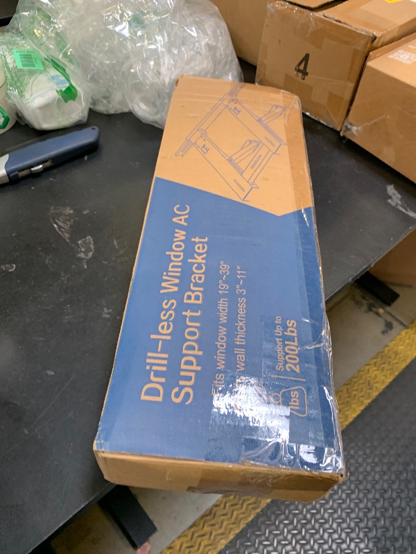 Photo 1 of BJADE'S Window Air Conditioner Bracket No Drilling,Window AC Support Bracket,Universal A/C Units Mounting Brackets,Up to 200 lbs.Fits Single Or Double Hung Windows