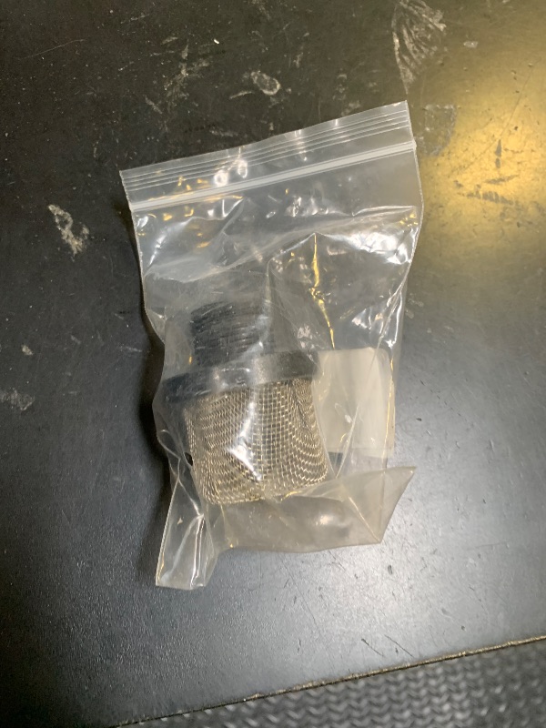 Photo 1 of 288716 Inlet Suction Strainer and 288749 Airless Spray Gun Filter Combination Fit for Airless Paint Spray Gun Black