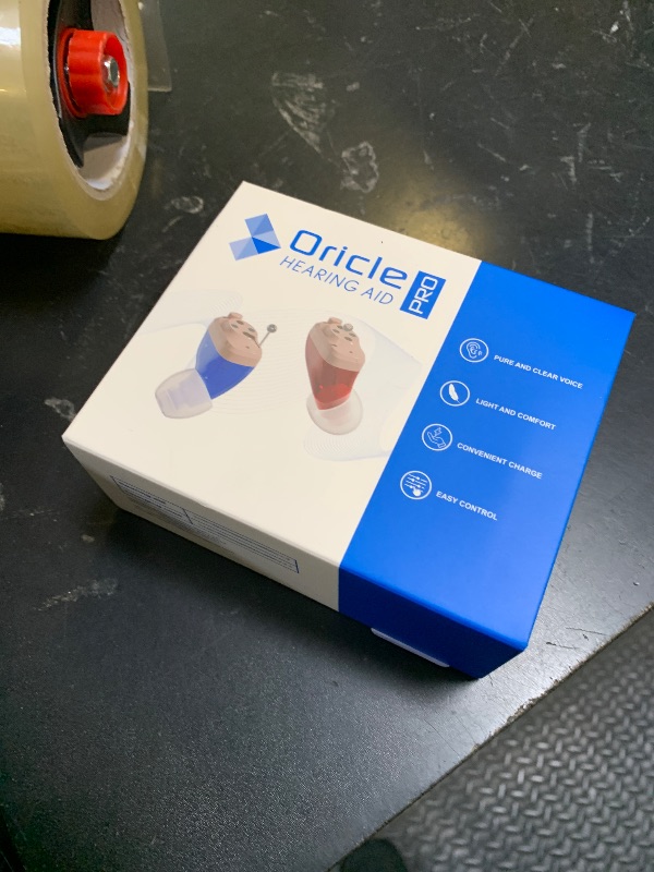 Photo 1 of Oracle Pro Hearing Aids for Seniors - Oricle 16 Channel Hearing Aids with Noise Cancellation & Improved Sound Processing - OTC CIC Hearing Aids for Hearing Loss in Adults