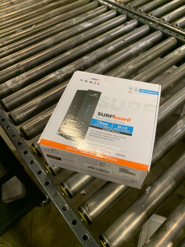 Photo 1 of ARRIS (SBG7600AC2) - Cable Modem Router Combo - DOCSIS 3.0 & AC2350 WiFi, for Comcast Xfinity, Cox, check with ISP for compatibility [Not for Spectrum] Four 1 Gbps Ports , 800 Mbps Max Internet Speeds