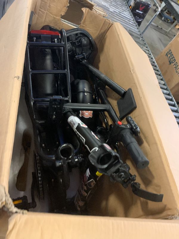 Photo 1 of Windone S14 Electric Bike for Adults, Max 19MPH Speed & 28 Miles Range (PAS), 500W Peak Motor and Lightweight & Portable, Dual Shock Absorbers Electric Bicycle, 14" Foldable ebike for Adults and Teens