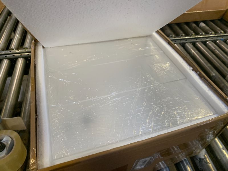 Photo 1 of Barydat Acrylic Display Case with Lock Key Countertop Display Case Clear Showcase Display Cabinet Multi Functional Safe Storage Box for Retail Store (Fixed 3 Tier,15.7 x 15.7 x 7.8 Inch)