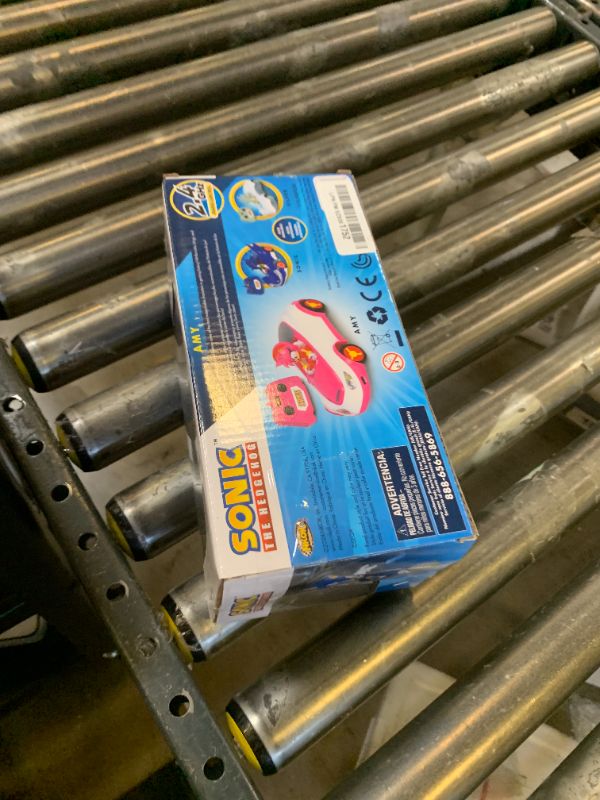 Photo 1 of Sonic Team Racing RC: Amy Rose - NKOK (683), 1:28 Scale 2.4GHz Remote Controlled Car, 6.5' Compact Design, Officially Licensed Sega The Hedgehog, Battery Powered, Ages 6+