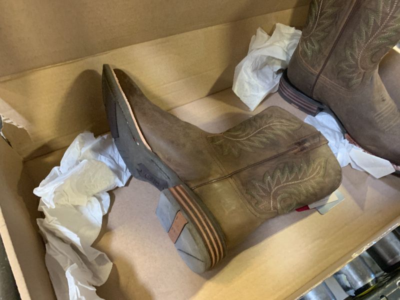 Photo 1 of ARIAT BMVY9 Mens Ridin High Western Boot Pecan Brown 11 Wide