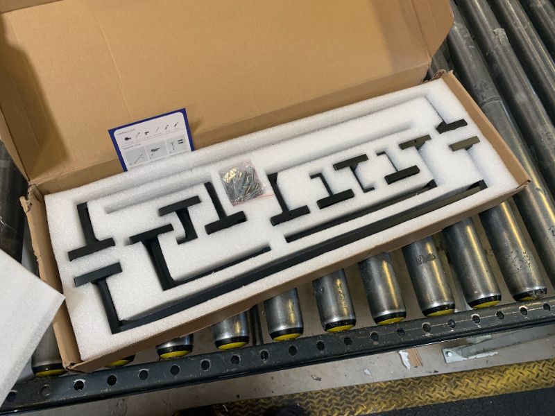 Photo 1 of 10-Pieces Bathroom Hardware Set Matte Black Bathroom Accessories Set SUS304 Towel Bar Set Includes 2 Towel Bar 23.6 Inch+2 Towel Holder+2 Toilet Paper Holder+4 Towel Hook (10, Matte Black)